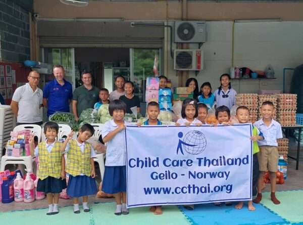 Great donation by Child Care Thailand (Norway)