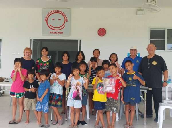 Thanks to John, Margareth of the Bexhill Rotary Club