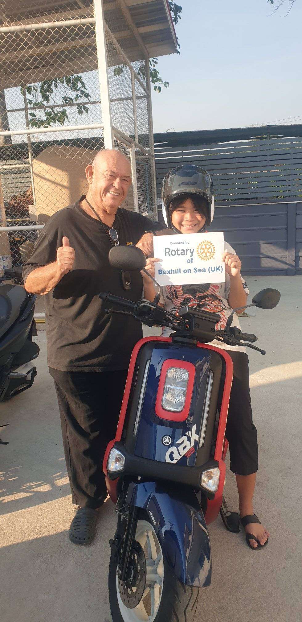 Thanks very much to Rotary Club Bexhill