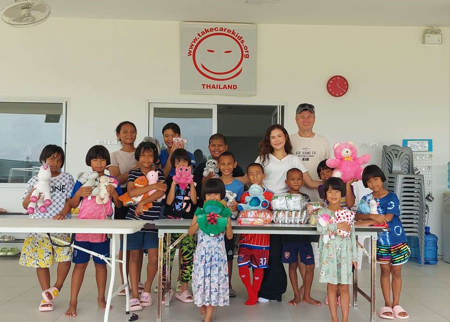 Thanks David and Elizabeth for the snaks and the toys