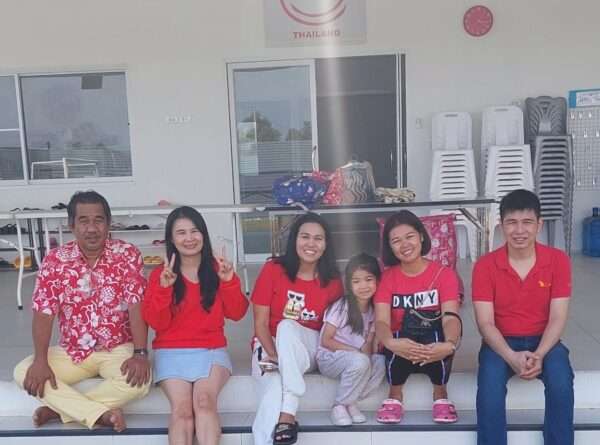 Thanks to mrs. Nok and friends for donating lots of used clothes.