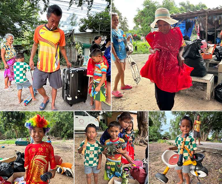 Another donation, more smiles