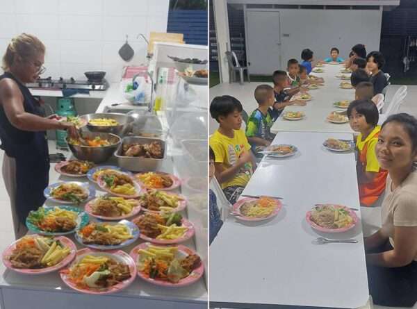 Anonymous donor treated TCK to a great dinner