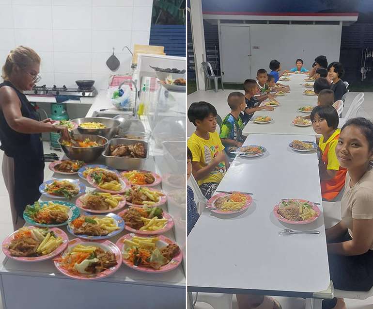 Anonymous donor treated TCK to a great dinner