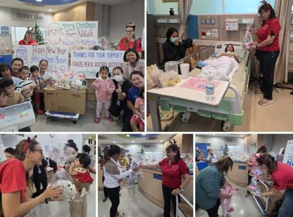 Happy kids at the pediatric ward, Pattaya City Hospital