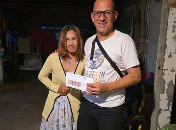 Helping Thanaphorn with her house payments