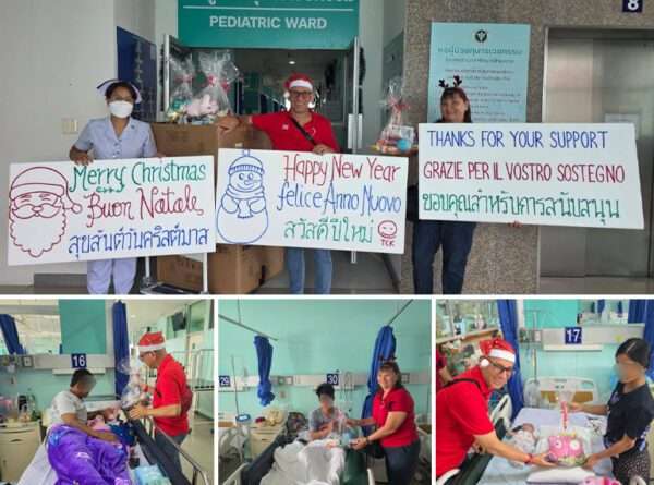 Christmas celebration at Banglamung Hospital