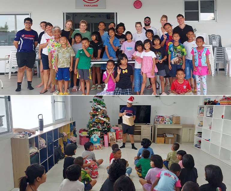 นักเรียนปีที่ 1 และ 2 จากโรงเรียน St. Andrews Green Valley