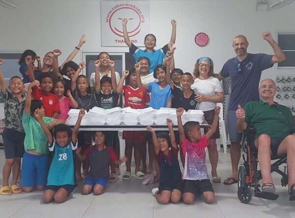 Paella night by Tom, Laura and their family