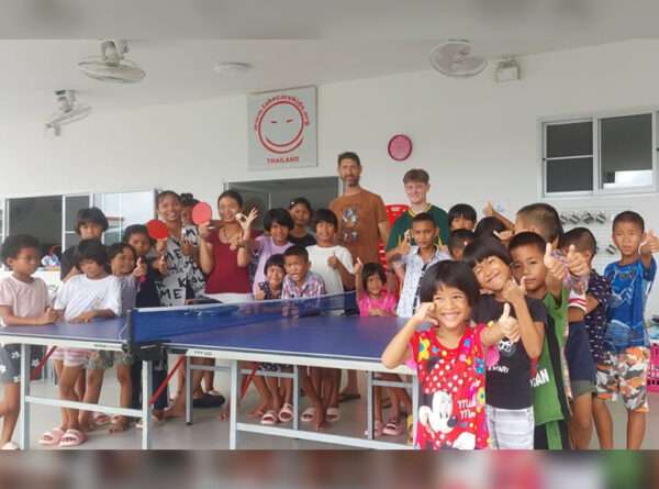 A new ping pong table by Mr Ben