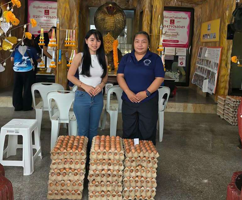 More eggs from our friends at Hao Dong Shrine