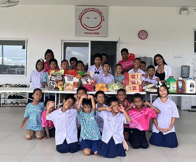 Huge donation by Mrs Khem